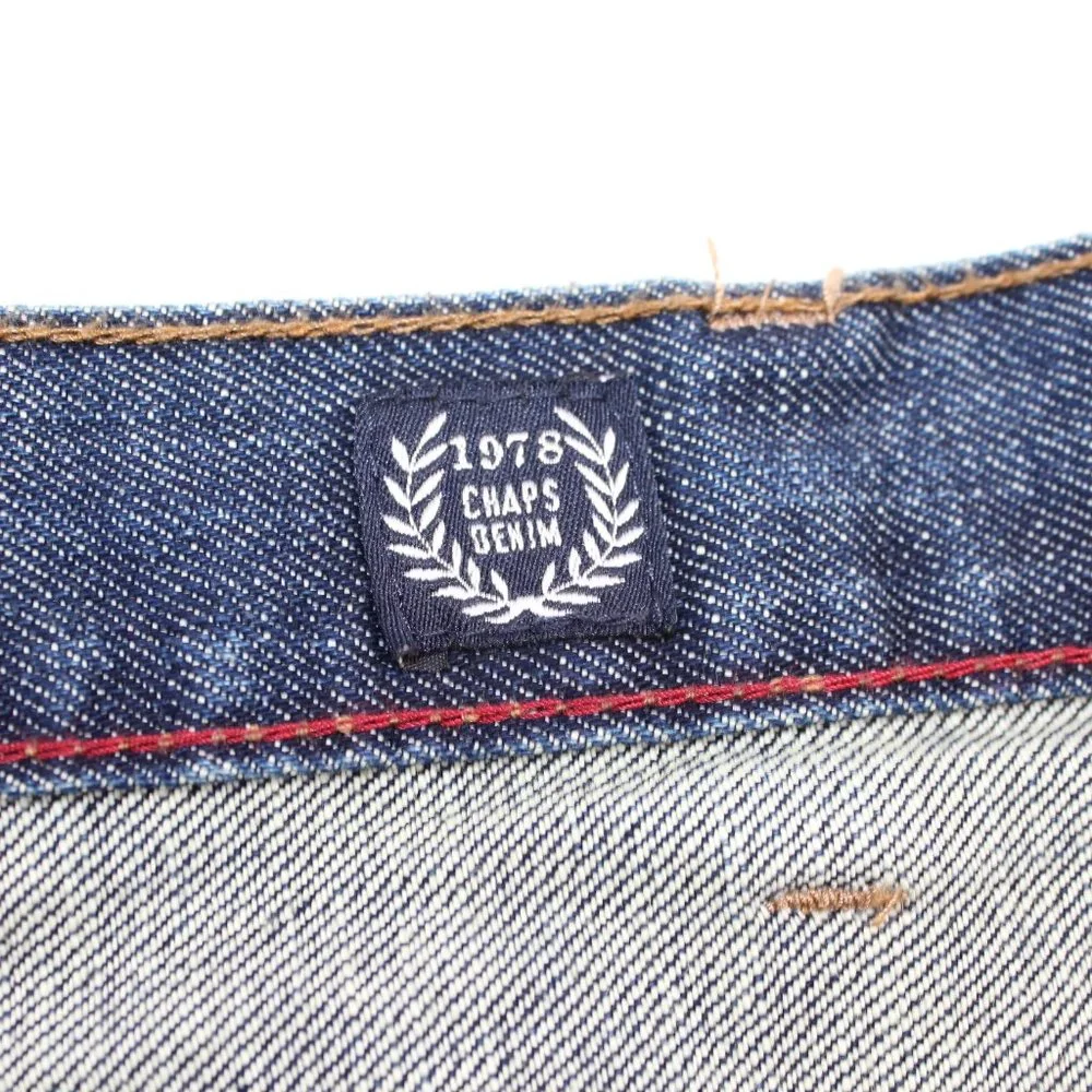 CHAPS Ralph Lauren Men's 50 X 30 Straight Fit Blue Jeans Denim Medium Wash - Picture 13 of 16
